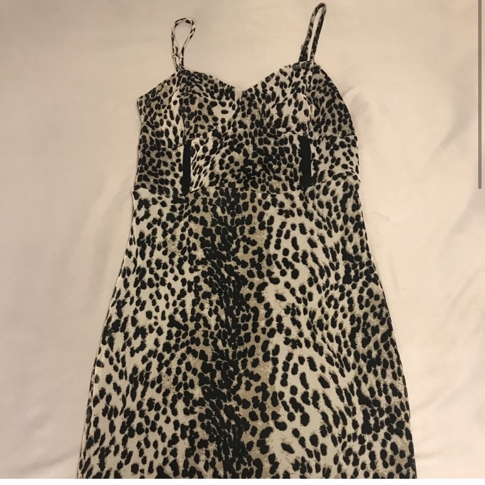 Guess leopard dress. Worn once.